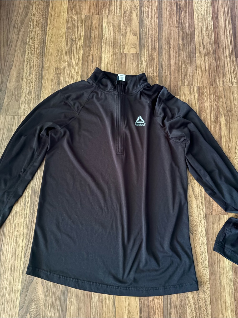 Reebok Black Men’s Half-Zip Performance Pullover